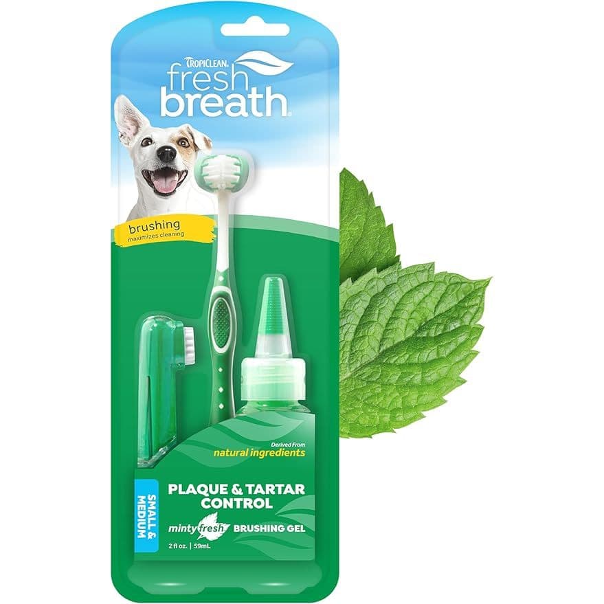 Tropiclean Fresh Breath Oral Care Gell Sabor Menta 59 Ml, Produto pra pet