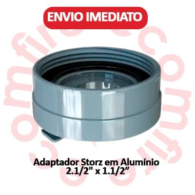 Adaptador Hidrante Storz de Alumínio Injetado 2.1/2" x 1.1/2” P/ Registro Globo - NBR 13714/1602