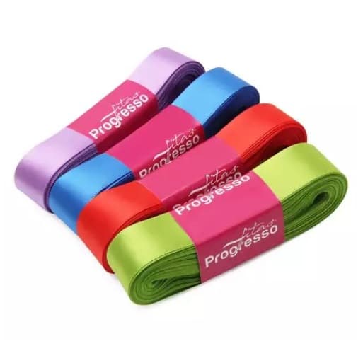 (CF005-10M)Fita de Cetim N.05 Progresso 22mm com 10mts.