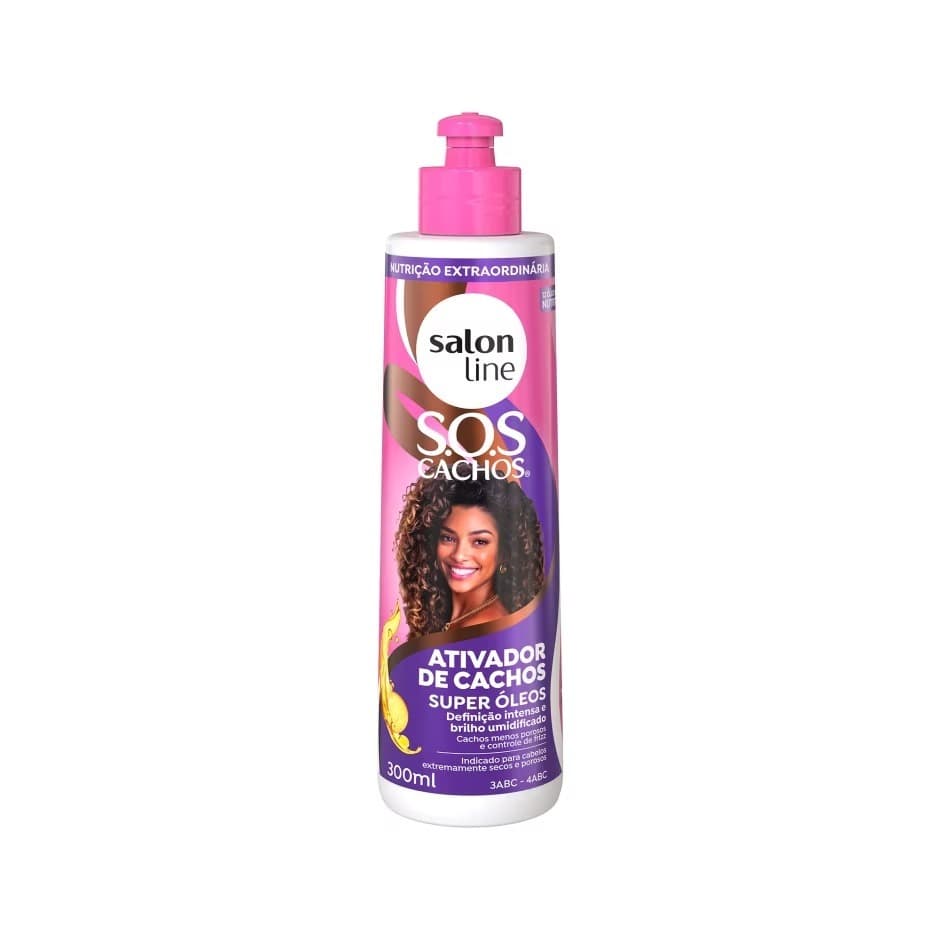 Ativador de Cachos SOS Cachos Super Óleos Salon Line 300ml