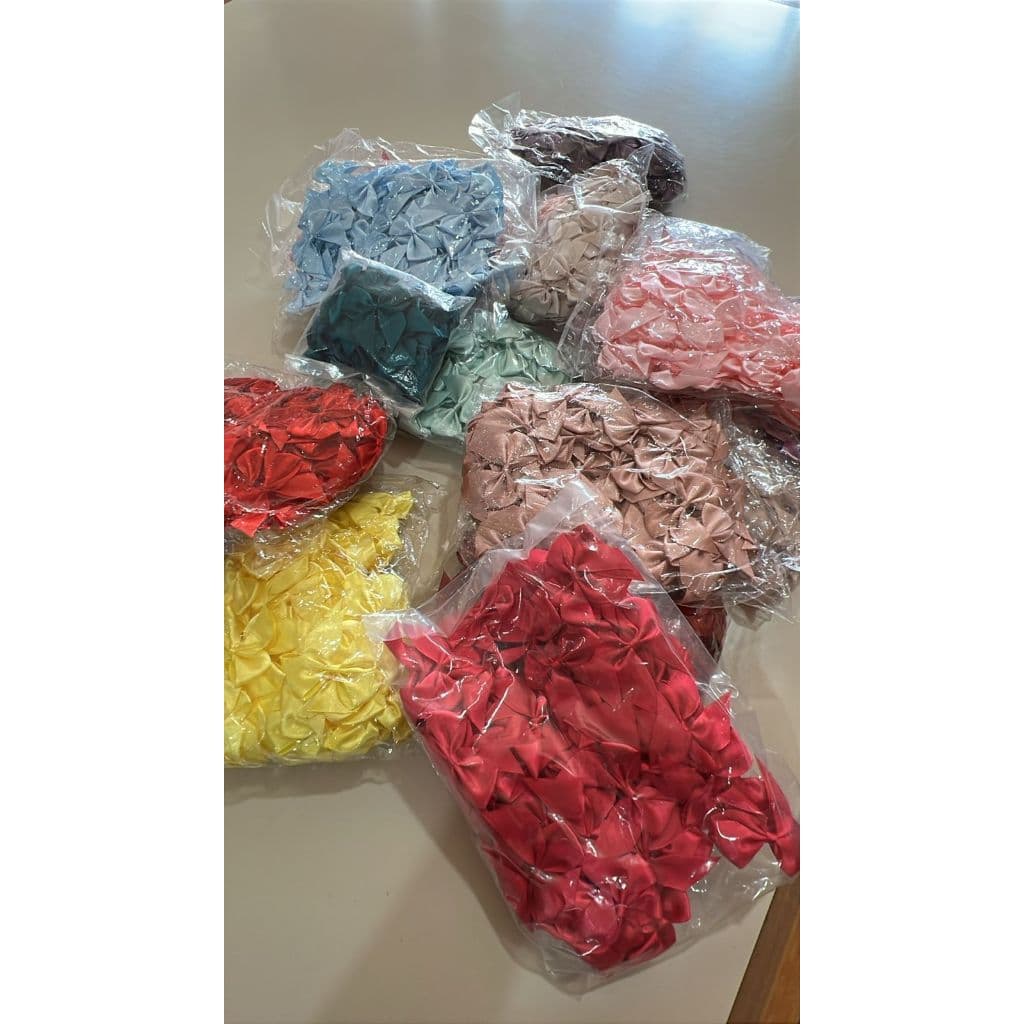 Laço Lacinho de Cetim N°4 - 25/50/75/100 unidades.