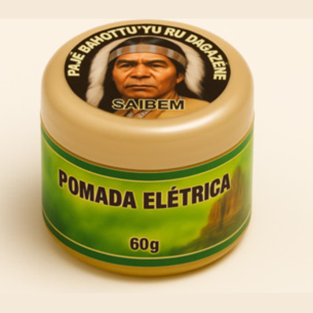 Pomada Elétrica do Pagé 60g – Alívio Rápido para Dores Musculares, Coluna e Articulações
