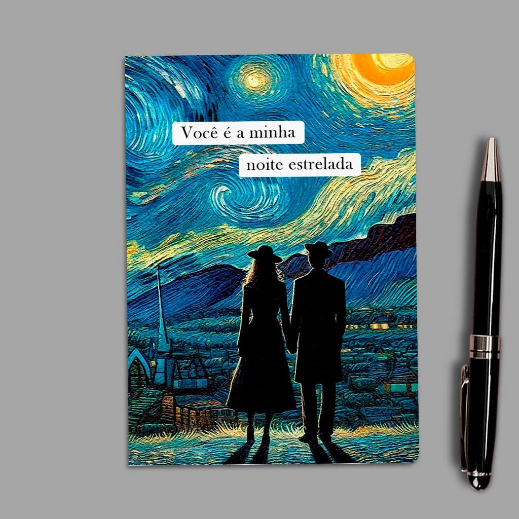 Cartões presente Van Gogh noite estrelada