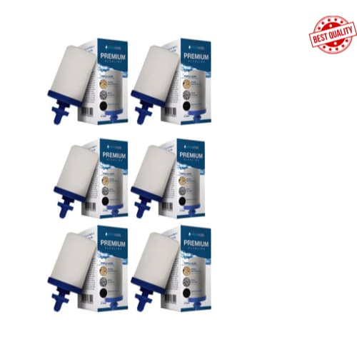 Kit 6 Vela Tripla Ação Alcalina, Carvão Ativado e Prata Coloidal Compatível em Todos Filtro De Barro Queima de estoque