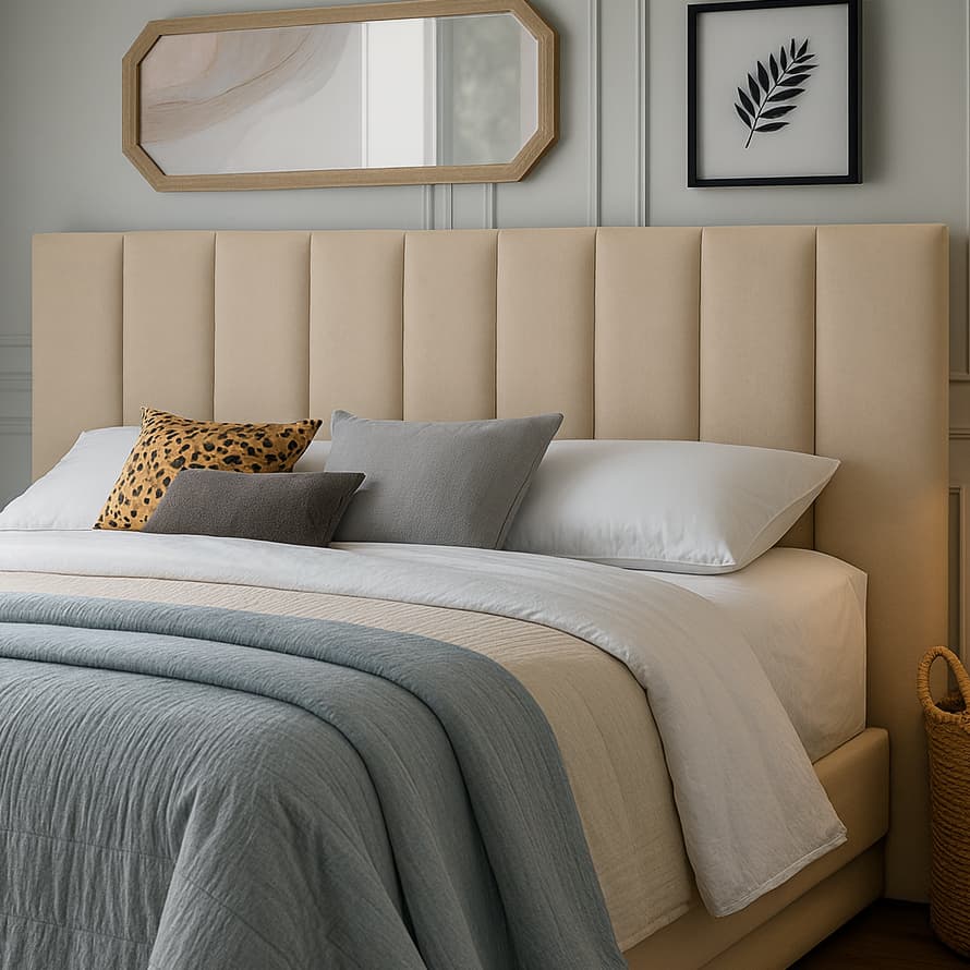 Kit Completo Cabeceira Estofada Modulada Cama Casal Queen King Solteiro Decoração - Envio Imediato