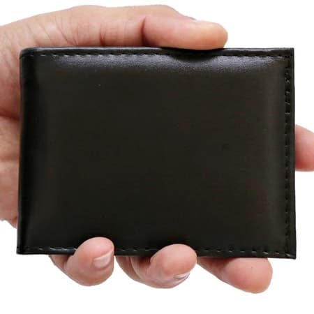 Kit Carteiras Masculina Casual 1/2/3/5/7/10 Slim Couro Sintético Acabamento Fino Ecológico Promoção