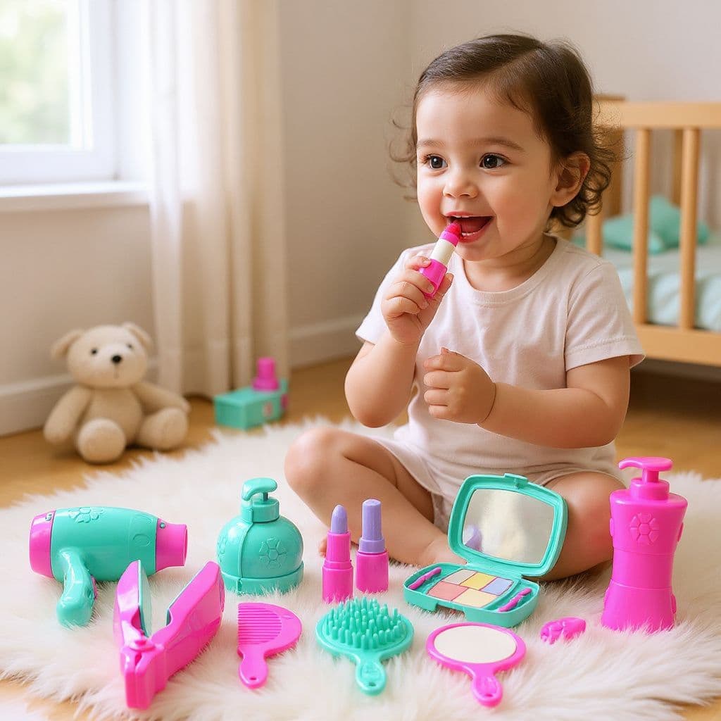 Kit Beleza Brinquedo Infantil menina maquiagem de criança faz de conta