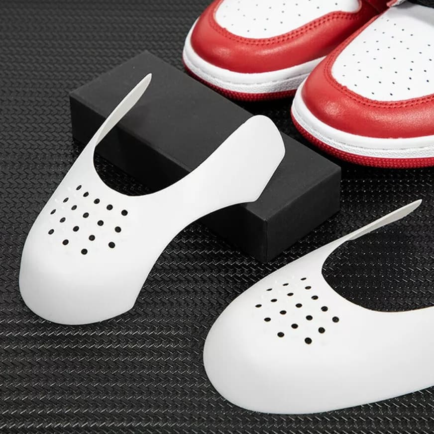 Ponteira Escudo Universal Anti Vincos para Tênis Calçados Unissex Masculino Feminino Evita Amassados