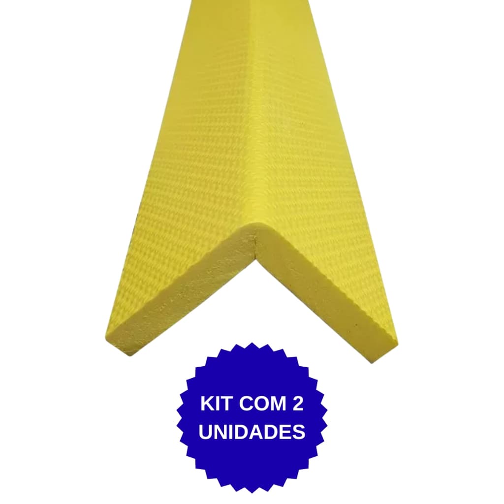 Protetor de Quina Cantoneira 2 Unidades EVA Adesivado Proteção Segurança Criança Bebe