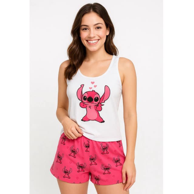 Baby doll regata ADULTO pijama feminino de dormir verao