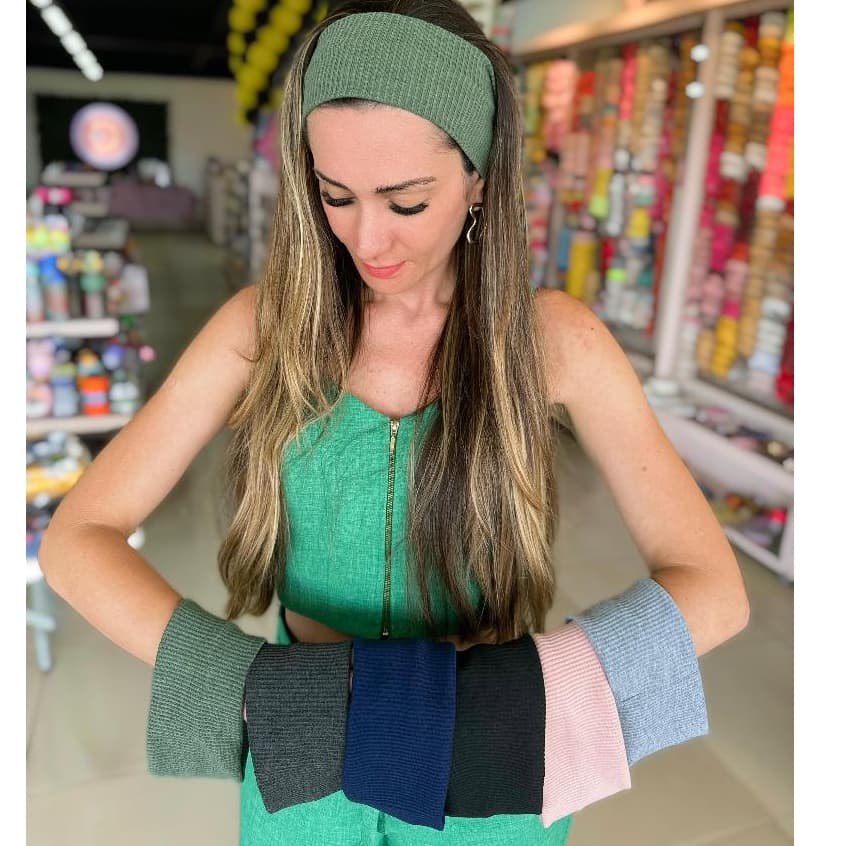 Kit 6 Faixas Tiara Para Cabelo Feminina Cores Variadas