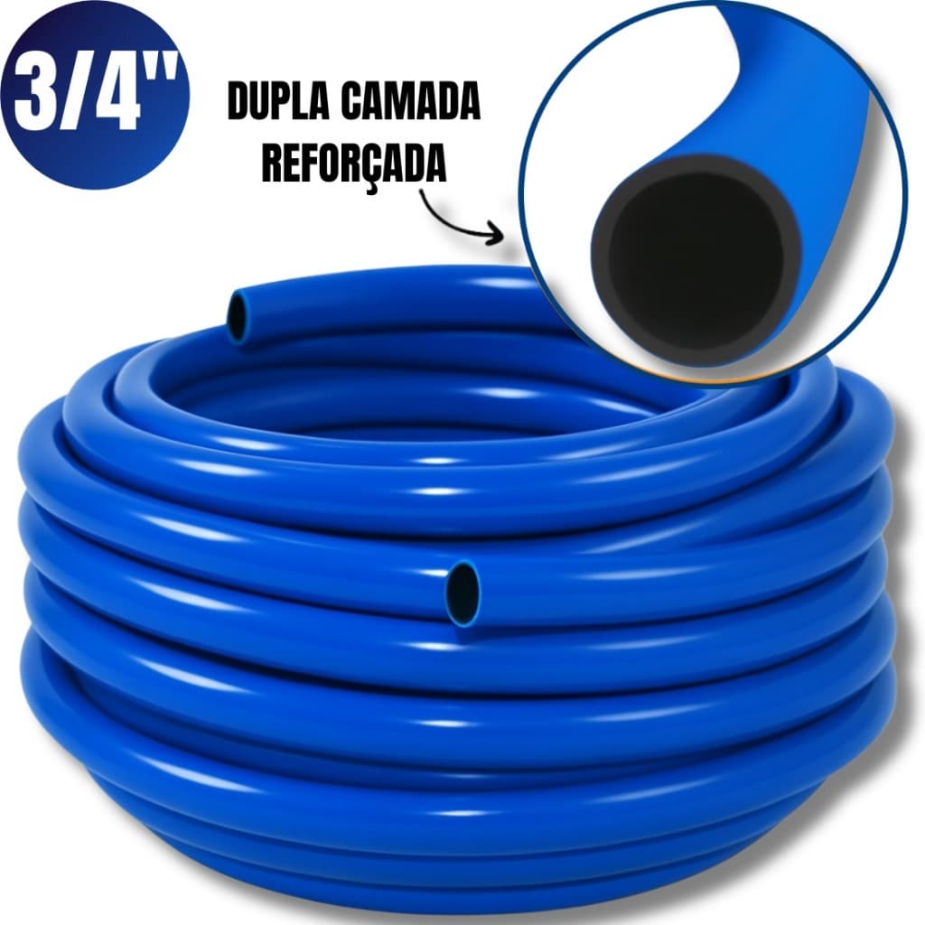 Mangueira 3/4 Alta Vazão Uso em Bomba, Poço, Lava-Rápido