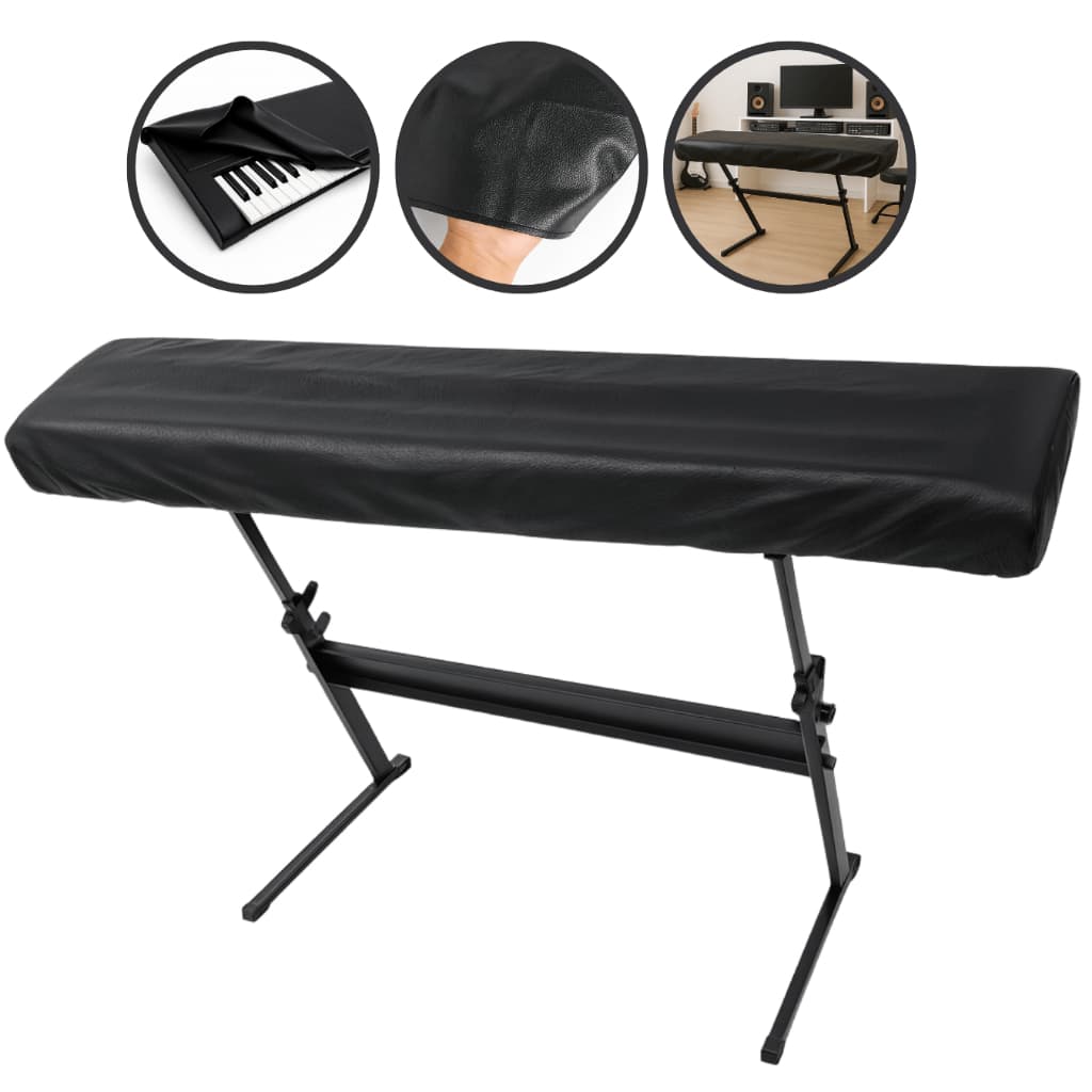 Capa Teclado  6/8 Protetora Impermeavel Forrado Yamaha, Korg, Roland Para Sobrepor Premium