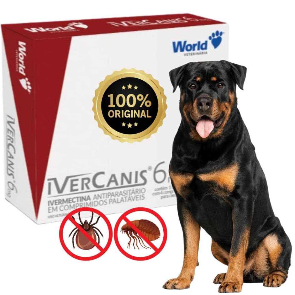 Remedio Carrapato Pulgas Para Cachorro Que Dura 6 Meses 4 comprimidos - envio imediato