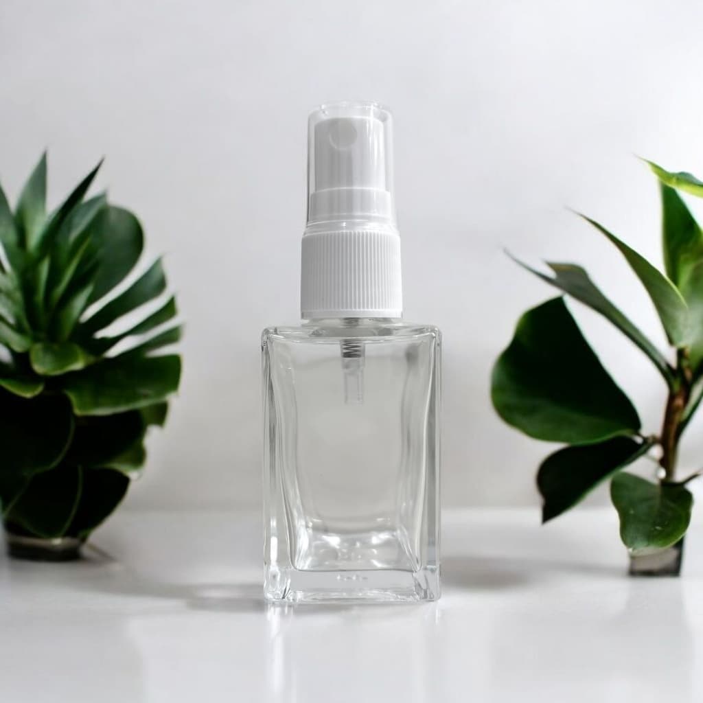 Kit Atacado 10 Unidades Mini Frasquinhos Vidro 30ml Transparente Com Válvula Spray