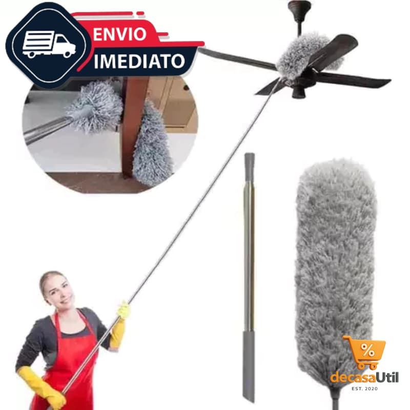 Espanador 280 Centímetros Ajustável Telescópica Dobra Duster Escova De Limpeza De Poeira
