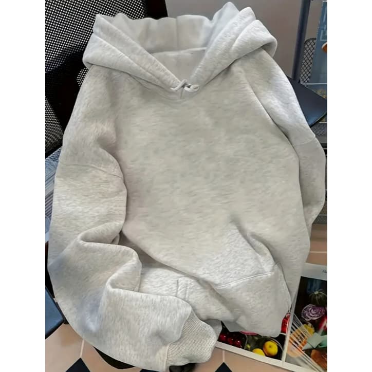 Moletom Casaco Blusa de Frio Blusão Liso Básico Quentinho Streetwear Unissex