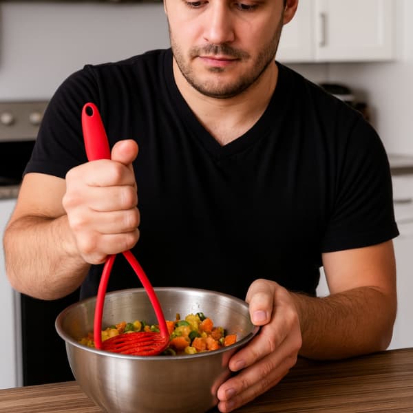 Amassador De Batata Manual Fácil De Usar Purê Caseiro Sem Esforço Ideal Para Legumes Frutas Feijão