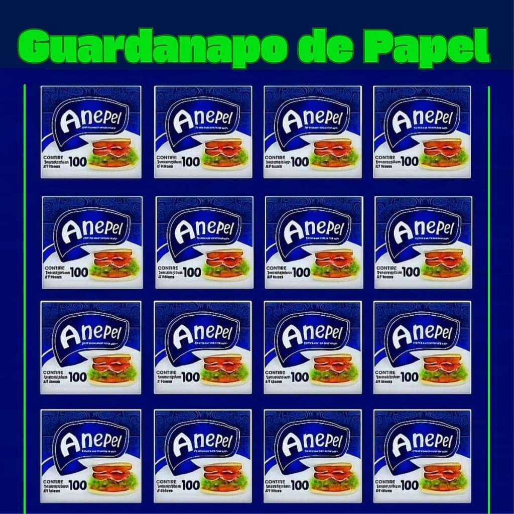 Kit 500 Guardanapo de Papel Folha Simples 18x20 (5 Pacotes c/ 100 Unidades)