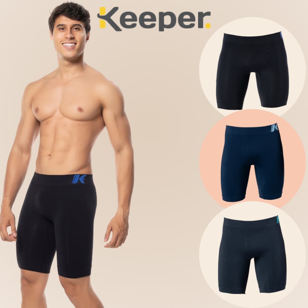 Bermuda Térmica Keeper Anti Assaduras Resistente sem Costura Masculina Sport Alta Performance Lisa