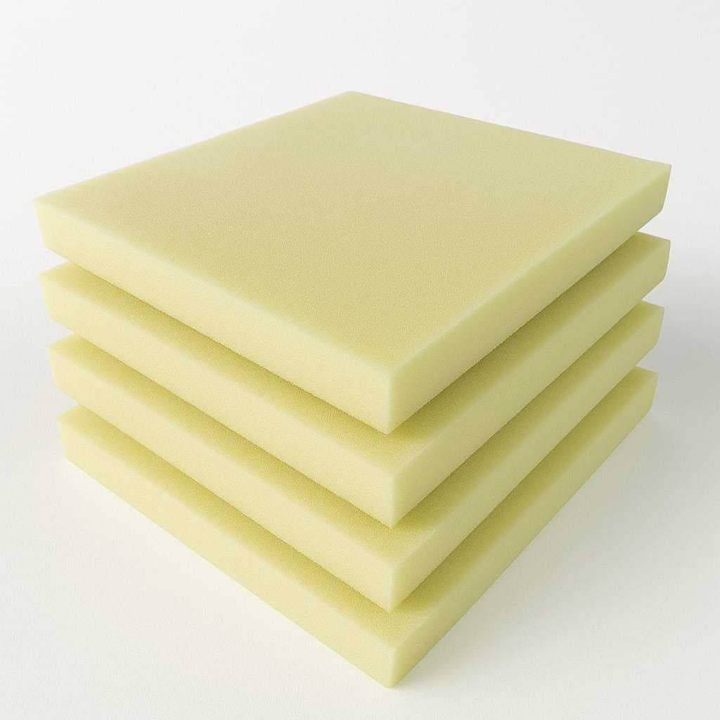 Kit 4 e 6 Unidades De Espuma Cadeira Sofa Puff 30x30x3 Densidade D33 Resistente de Alta Qualidade