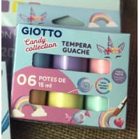 TEMPERA GUACHE CANDY GIOTTO 15ML 6 CORES