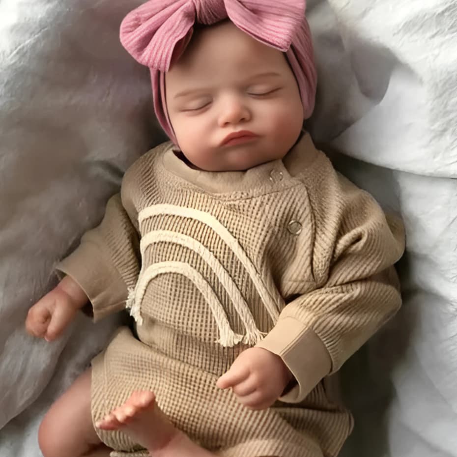 Bebê Boneca Reborn Rosali Siliconada Realista Pode dar Banho Em Promoção