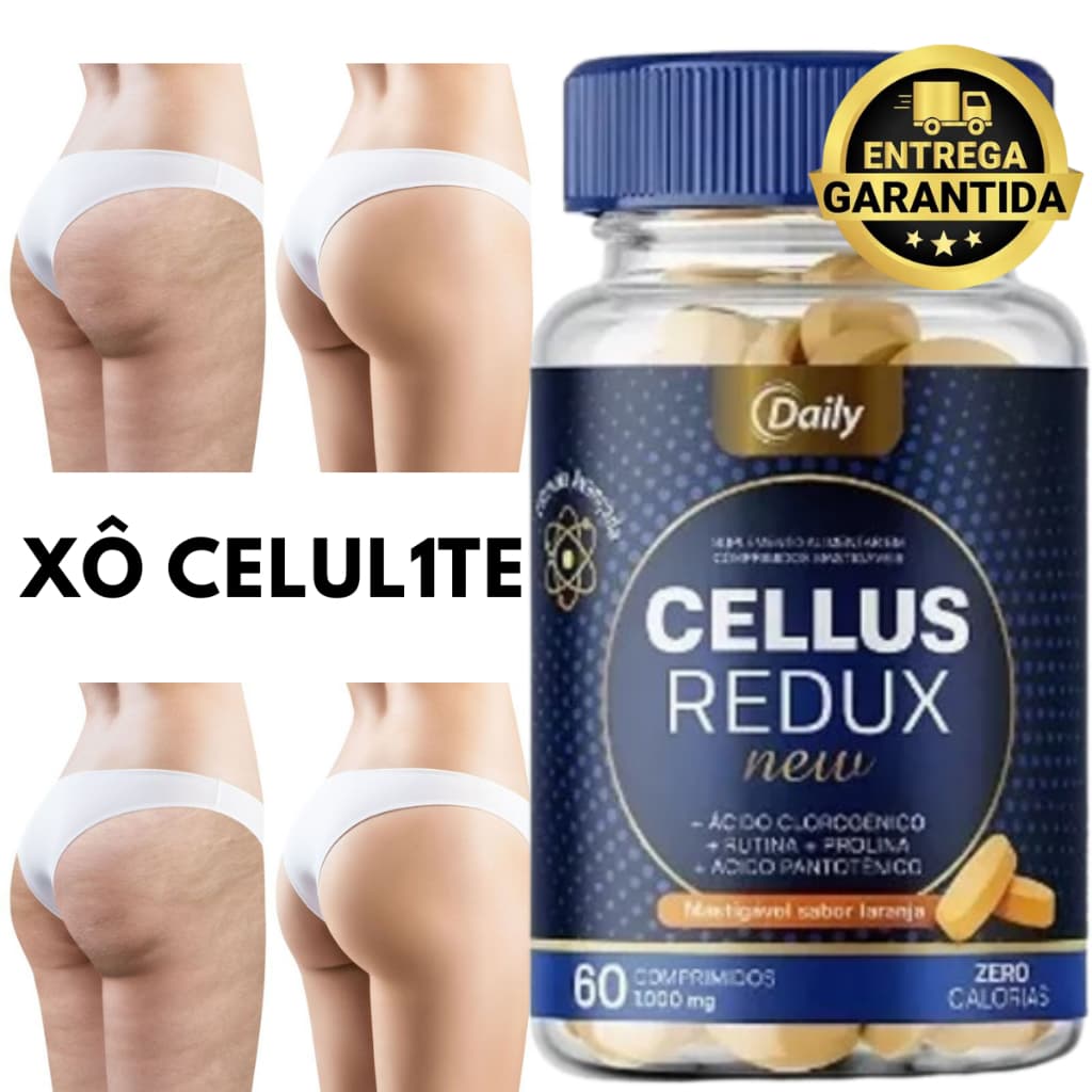 Anti Celu lite Cellus Redux 60 Comp Sabor Laranja