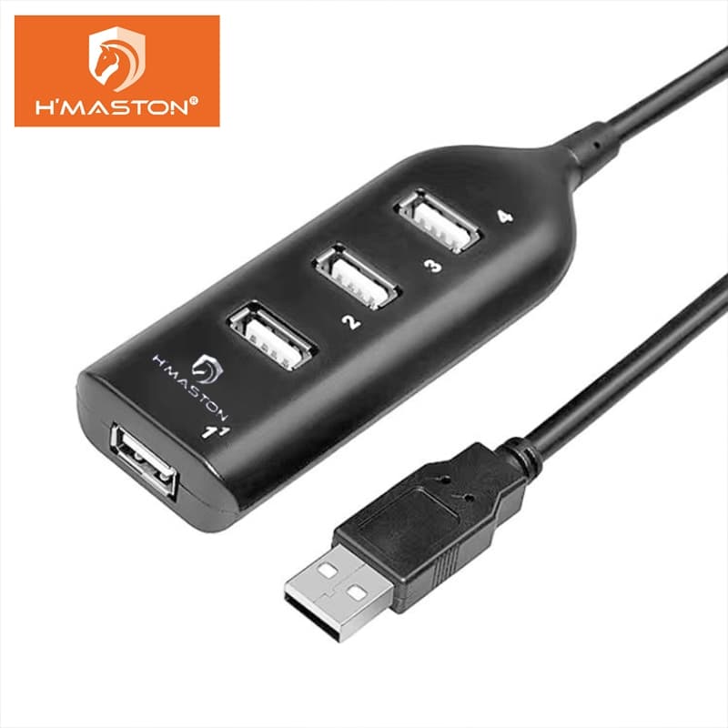 Electro Nest Hub USB Para Laptop 2.0 4 Portas USB Tipo-A Adaptador De Teclado Mouse HA-03