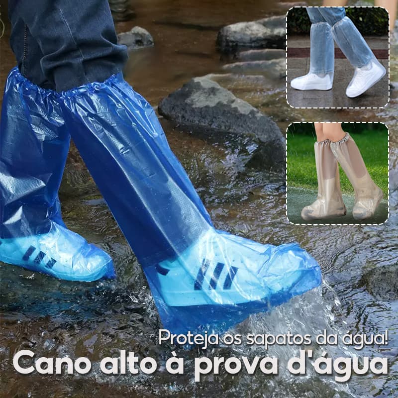 Protetor de calçados descartáveis e impermeáveis para uso adulto