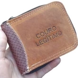 CARTEIRA GRANDE MASCULINA  DE COURO LEGITIMO