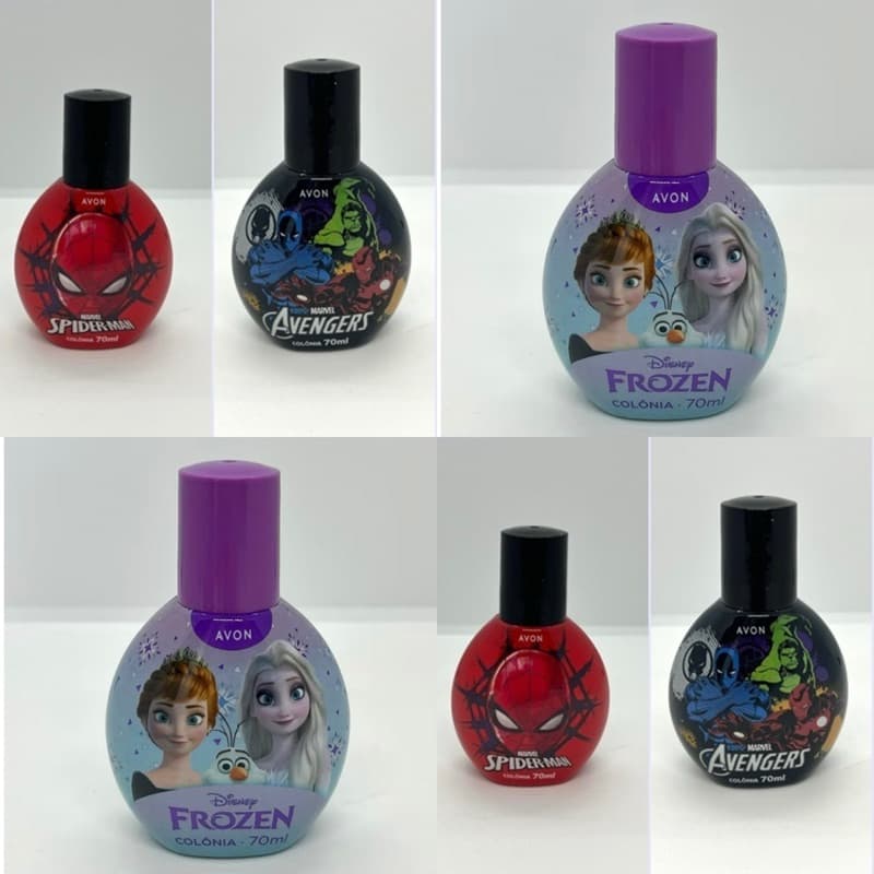 Colônia Infantil Avon personagens