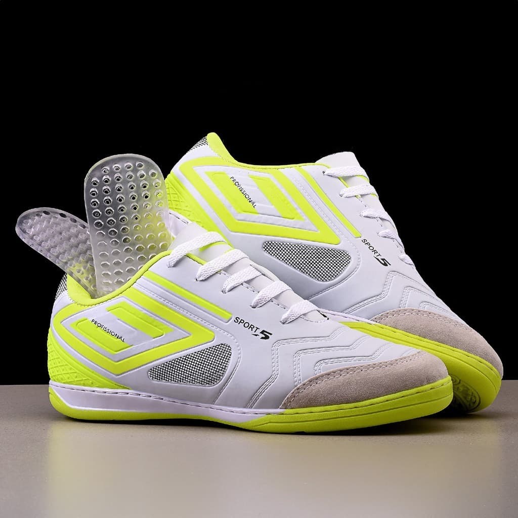 chuteira Futsal colada e costura PROFISSIONAL Feminina e Masculina oferta unica leve MAÇIA full