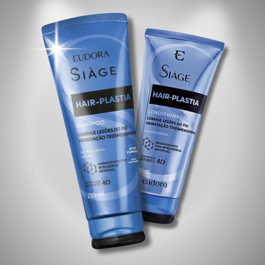SIÁGE - Shampoo 250ml + Condicionador 200ml - Hair Plastia