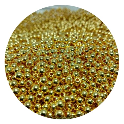 Miçangas 3mm ABS ideal p/ colar pulseira brinco bijuteria artesanato e terço