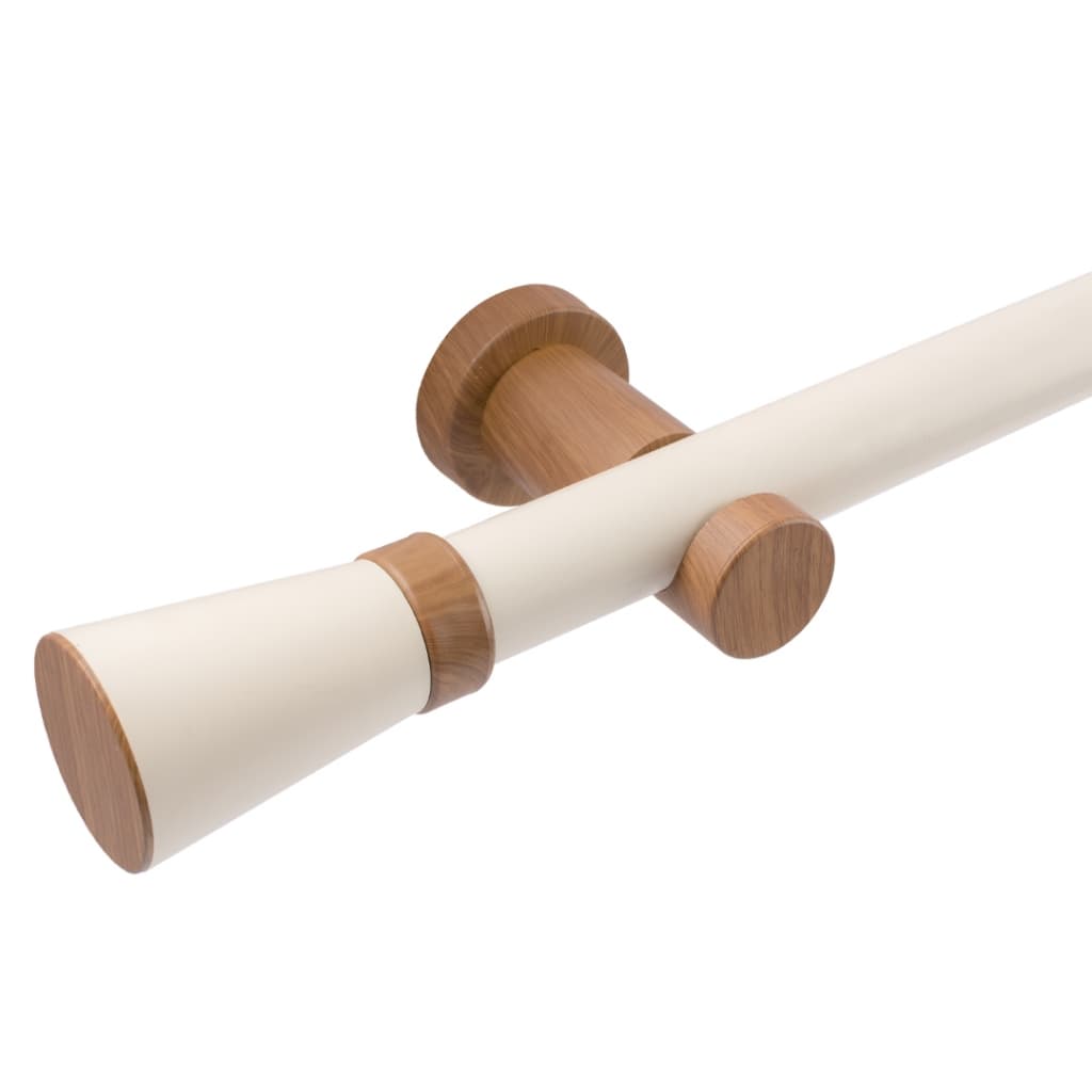 Kit Varão p/ Cortina Portas e Janelas - Jade Prime 28mm 3 Metros