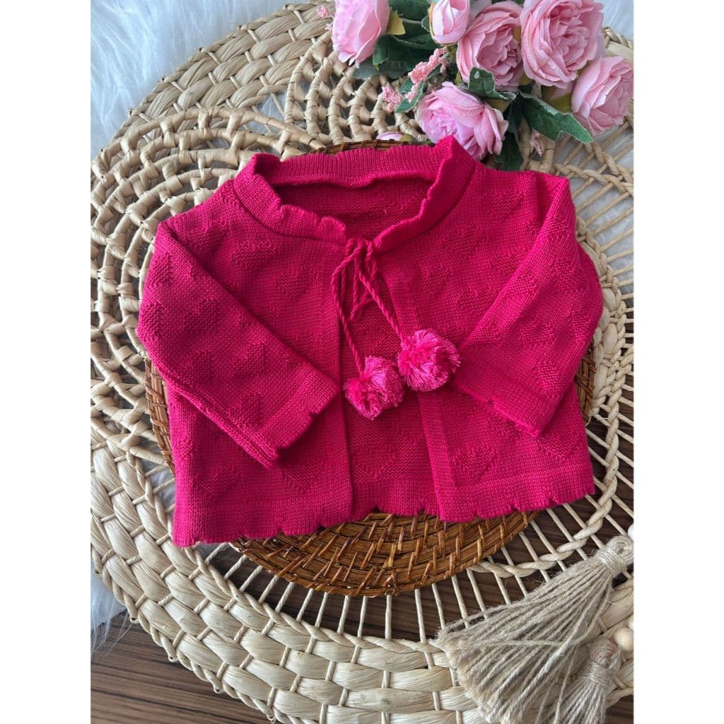 bolero casaquinho para bebe menina