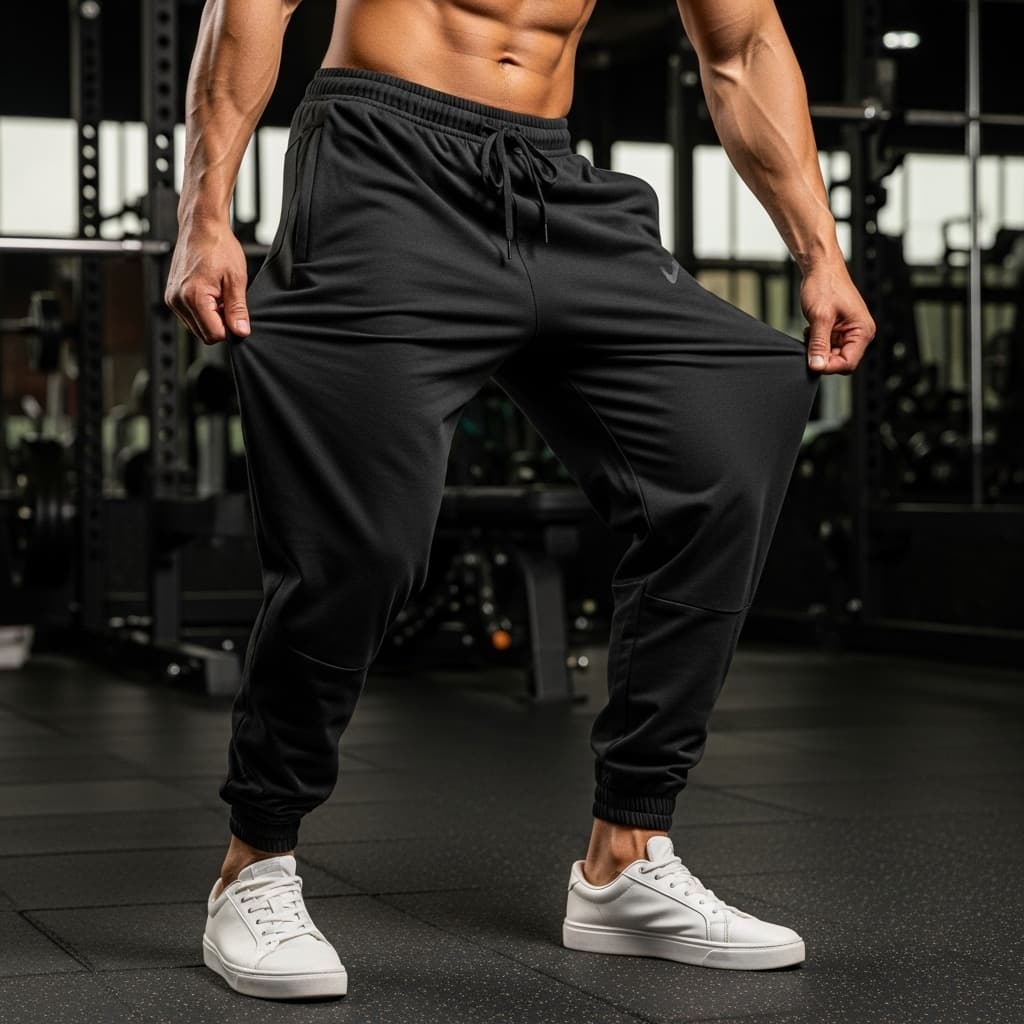 Calça Jogger Tactel com Elastano para Treino Esportiva Masculina