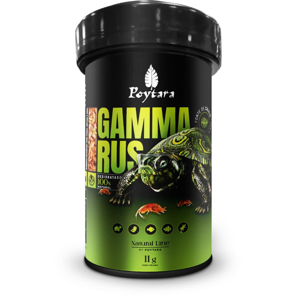 Alimento Gammarus Natural Line Crustáceo Desidratado 11g