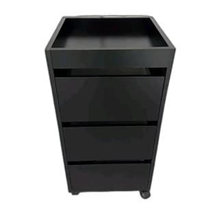 CARRINHO AUXILIAR GAVETEIRO  MADEIRA MDF COM 3 GAVETAS