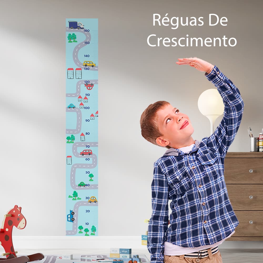 Régua De Crescimento Carro Princesas Safari Infantil Quarto Consultorio Infantil Menino Menina