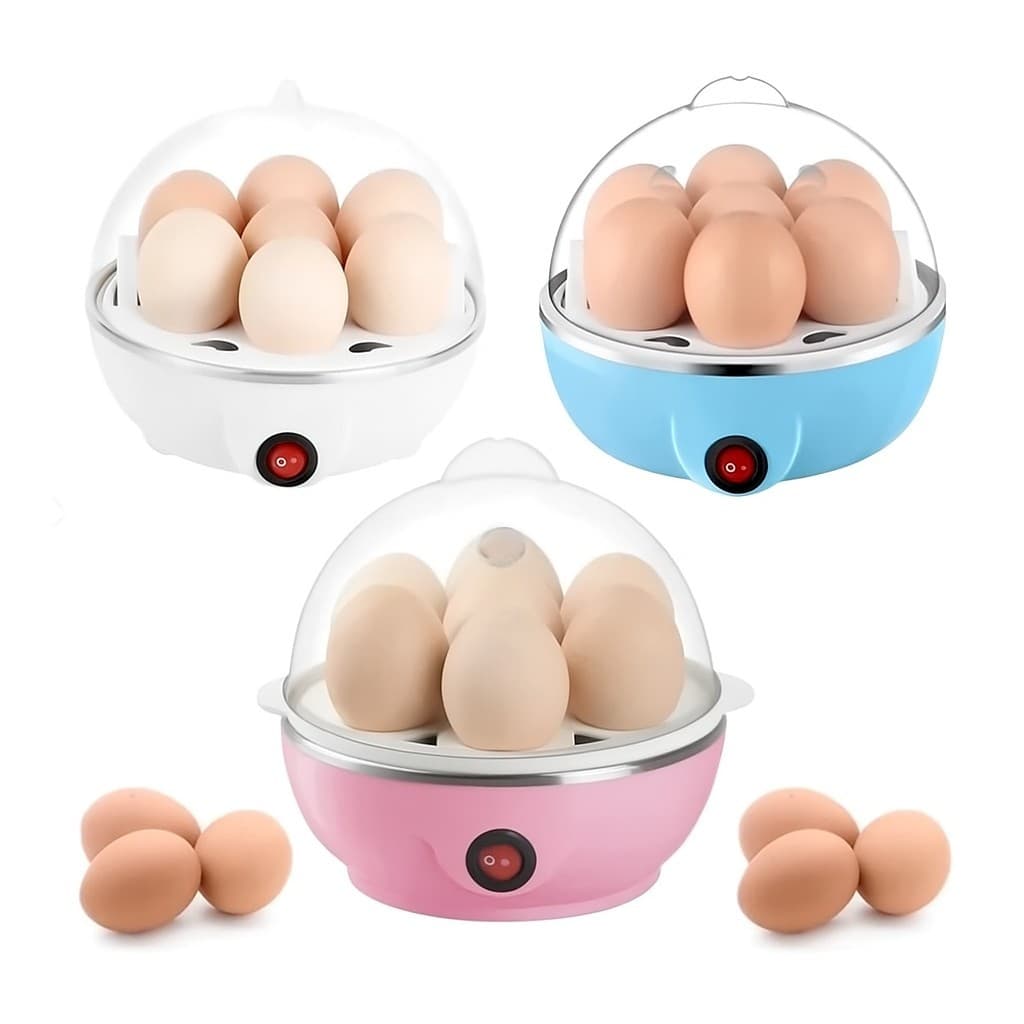 Cozedor de Ovos Elétrico Portátil Cozinha à Vapor 110V Cor Aleatória