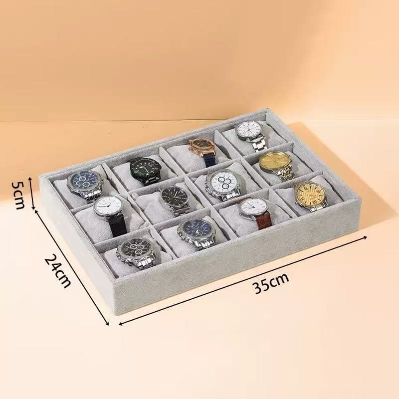Bandeja Para12 Relógios Porta Relógio Com12Almofadas em Veludo
