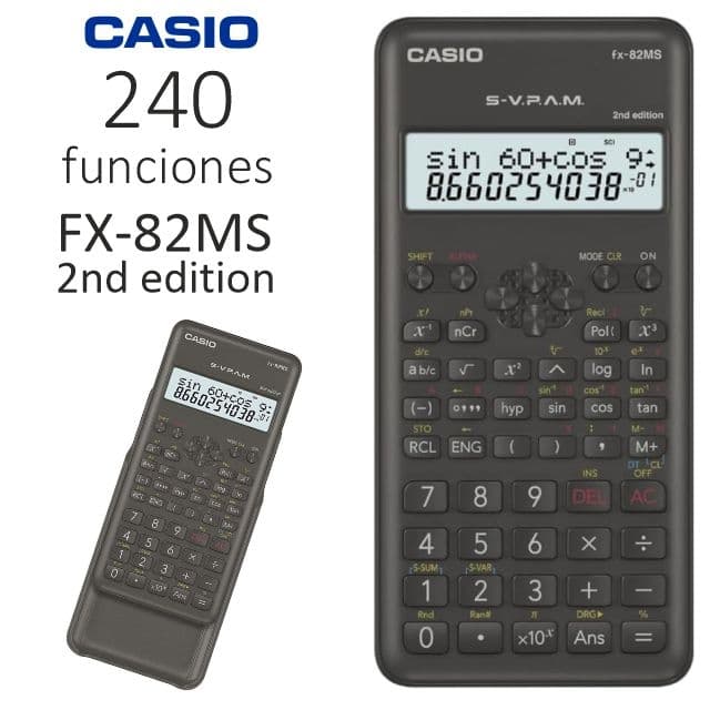 Calculadora Científica FX-82ES Plus fx 82 es 252 Funçoes Original