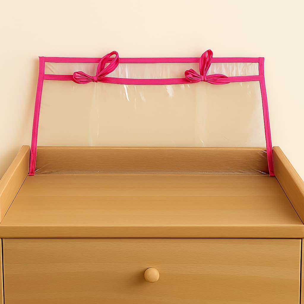 Capa Plástica Para Trocador De Espuma Para Cômoda Capa Transparente