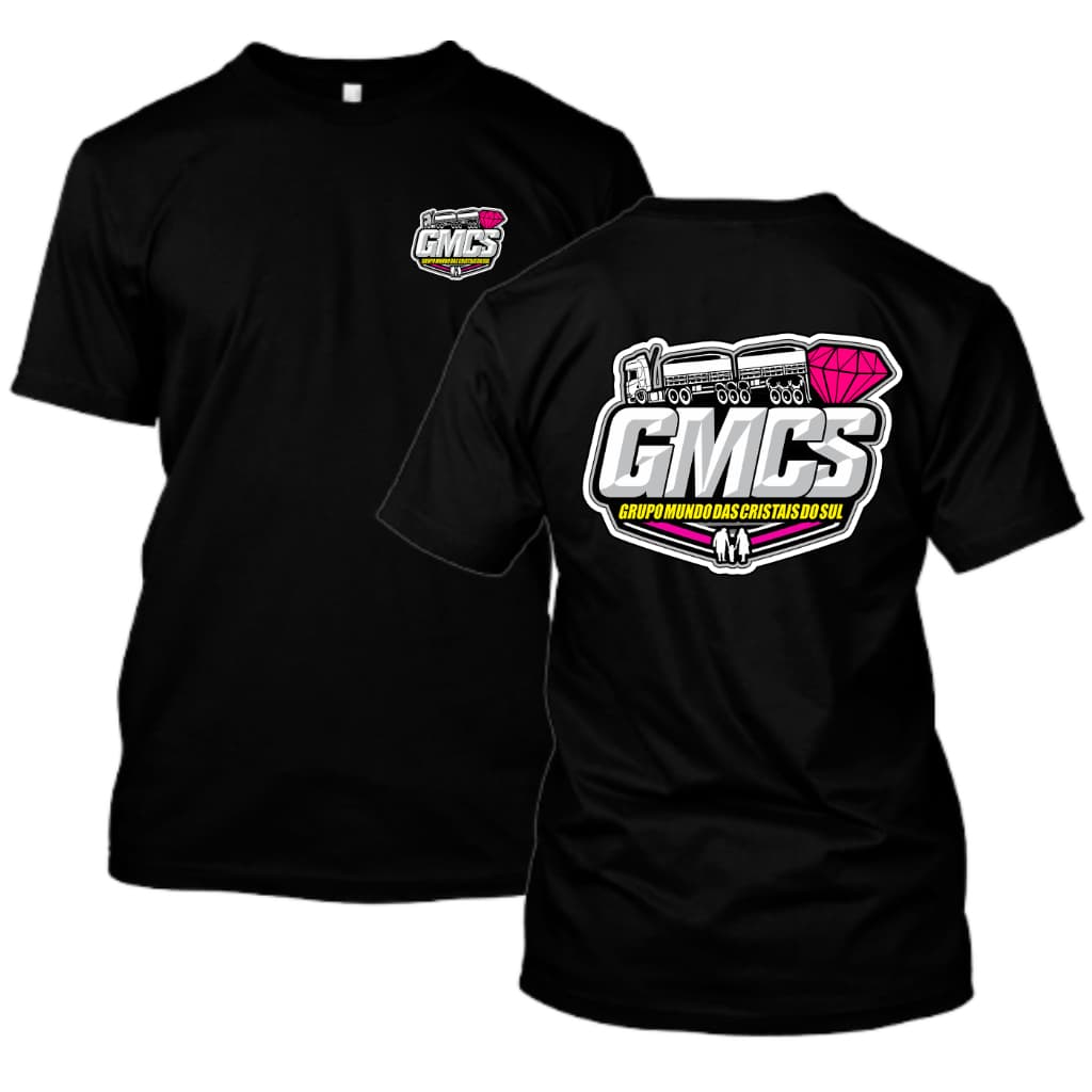 Camiseta GMCS Caminhoneiro Grupo Mundo Carretas Sul camiseta eventos caminhoneiros camiseta gmcs