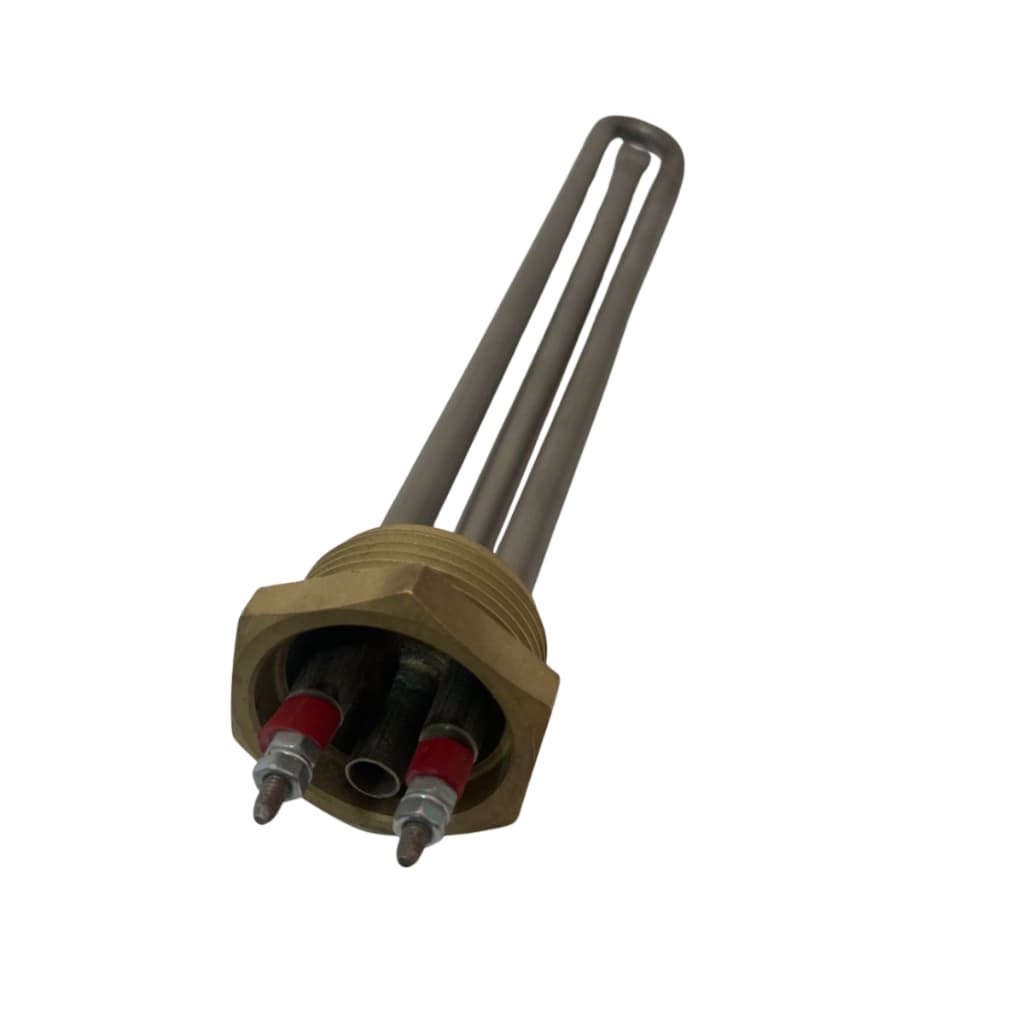 Resistência Elétrica para Aquecedor Boiler com Bulbo 3000W - 220V em aço inox 304   - rosca 1 1/4 " BSP