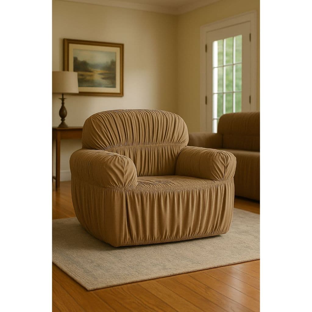 Capa elasticada de 1 lugar avulsa para poltrona do papai/poltrona de recepção e sofá de sala de estar