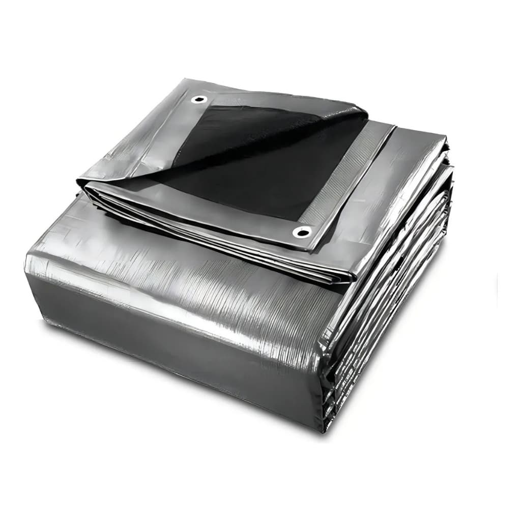 Lona Blackout Cinza Preta 4x3 Acqua 300 Micras Impermeável  Acqua3