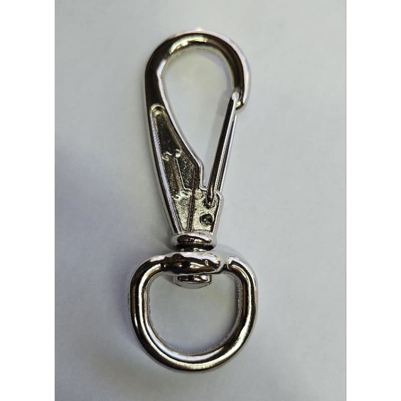 Mosquetão Grande Niquelado